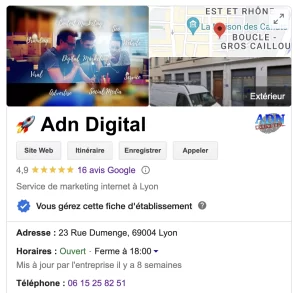 Comment optimiser votre référencement local pour attirer plus de clients dans votre zone géographique - Google My Business fiche Adn Digital - Les meilleures stratégies de référencement local pour booster votre visibilité en ligne