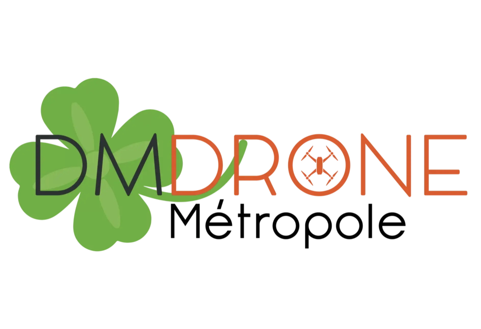 LOGO DM DRONE METROPOLE - ADN DIGITAL Consultant SEO Mâcon (Saône-et-Loire), Bourg-en-Bresse (Ain), Lyon (Rhône)