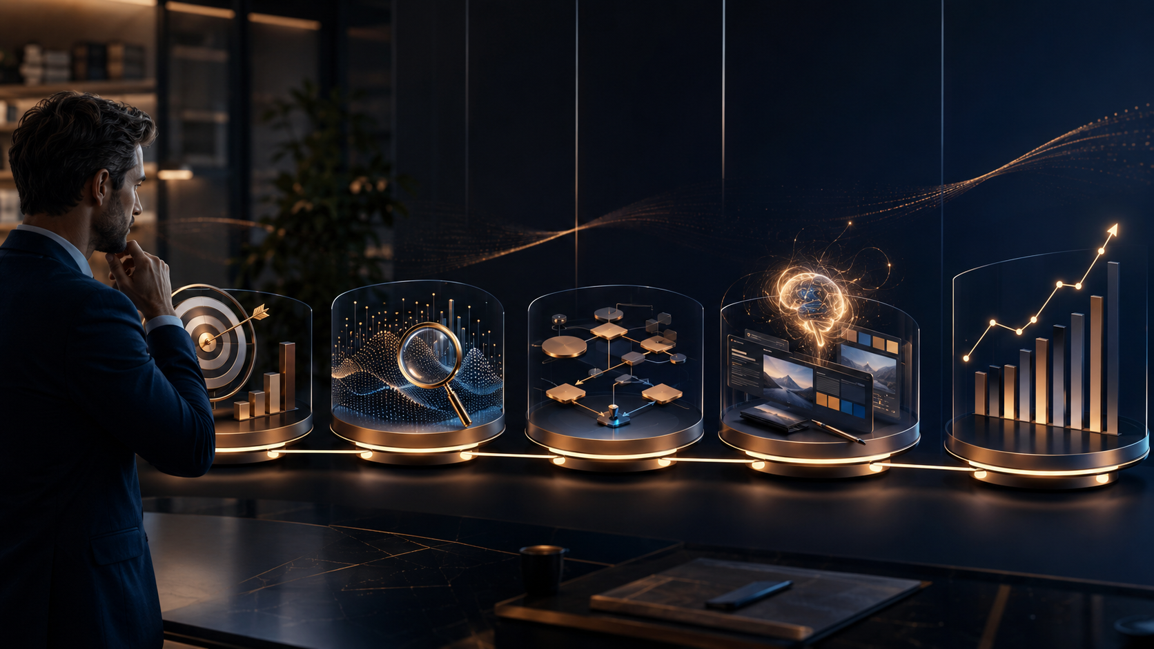 Méthode Magic SEO en cinq étapes : cadrer, observer, prioriser, produire et mesurer