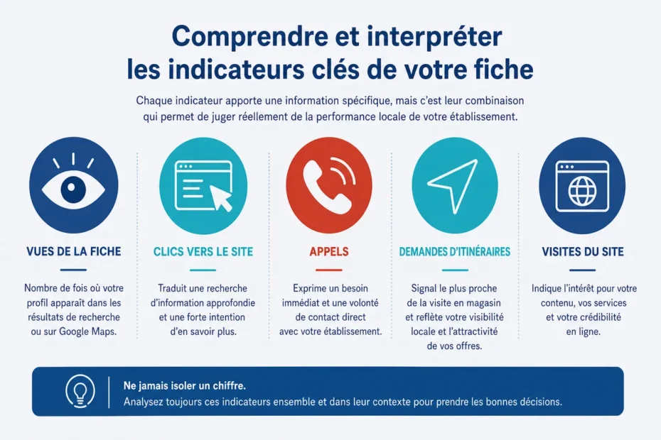 Statistiques Google Business Profile à analyser en 2026