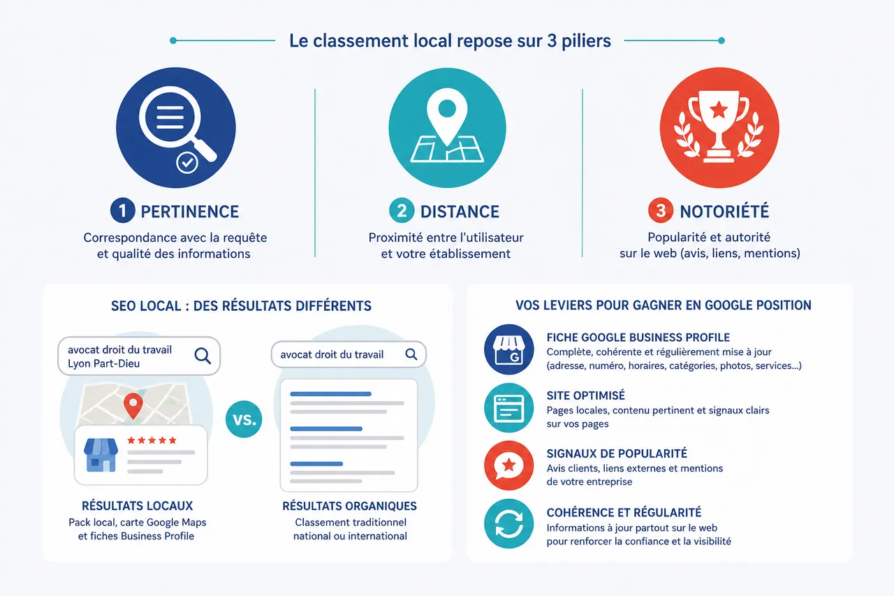 Optimiser votre position Google pour le référencement local en 2026 , Comprendre le fonctionnement du SEO local et de Google Maps